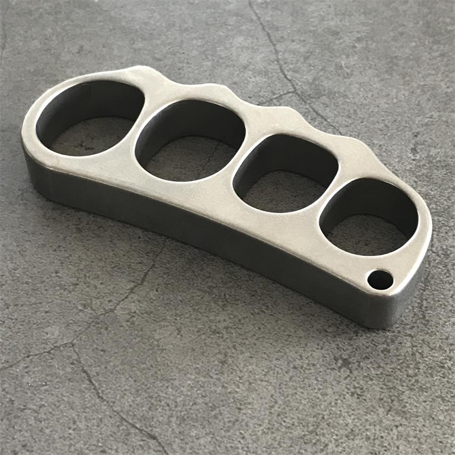 High Quality Medium Solid Titanium Pea Knuckle Duster EDC