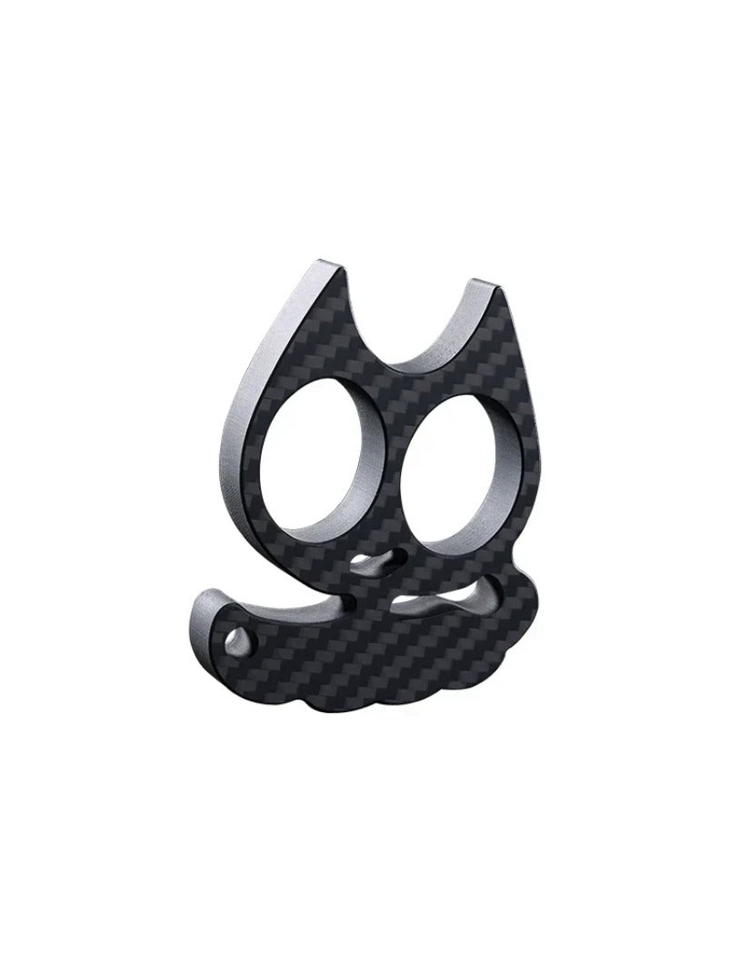 Two-finger Carbon Fiber Steering Knuckle Duster EDC