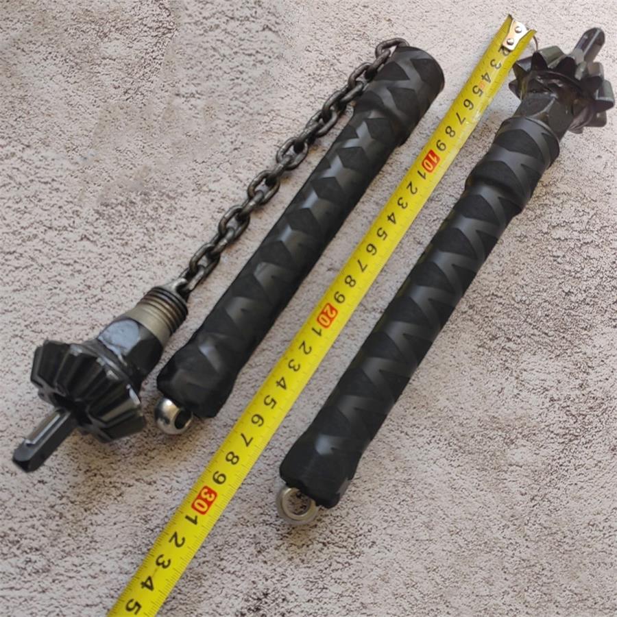 2-in-1 Self-Defense Stick Baton Defense Hammer Martial Arts