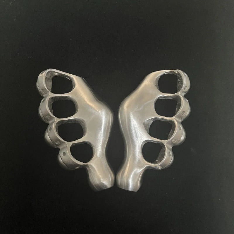 Luta de soqueira de aço inoxidável para mão esquerda e direita