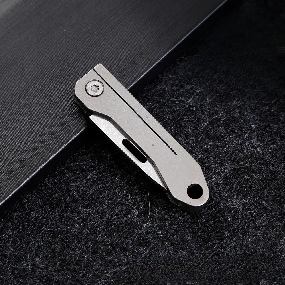 Mini Portable Folding Knife Compact Fruit Peeler EDC