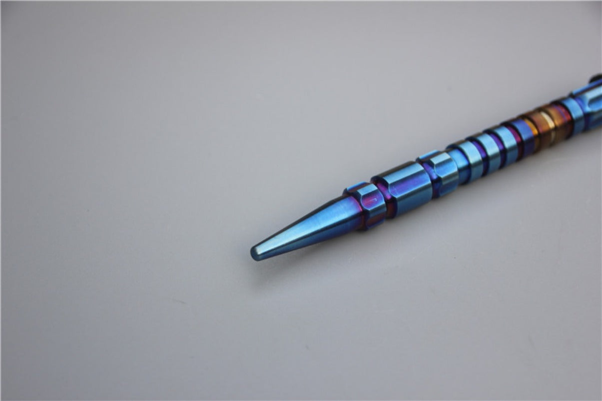 TC4 Titanium Tactical Pen Key Stick Broken Window Defense EDC