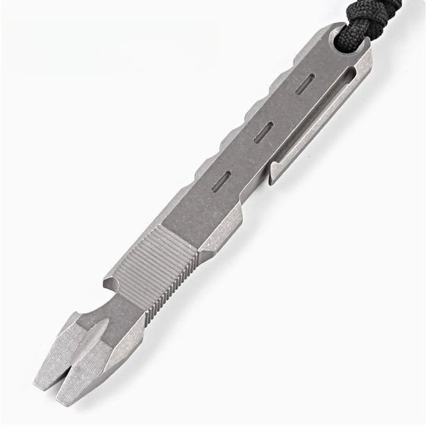 Titan Utility Rod Crowbar Bottle Opener Self-Defense Tool EDC