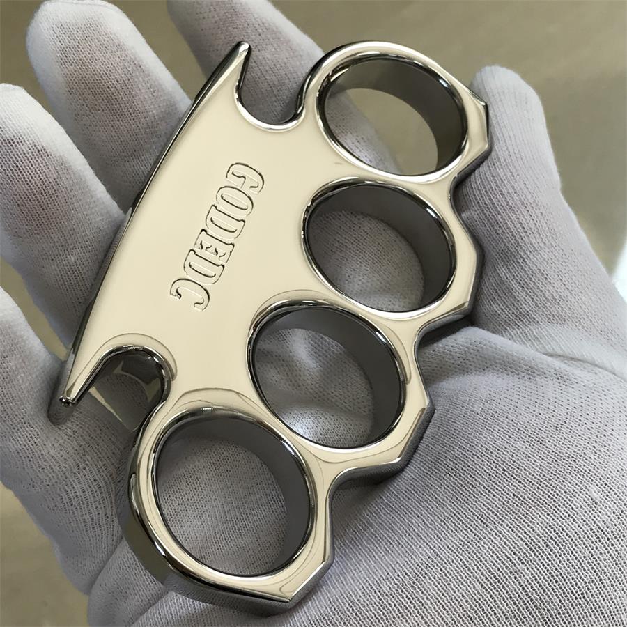 GODEDC High Quality Solid Classic Mirror Steel Knuckle Duster EDC