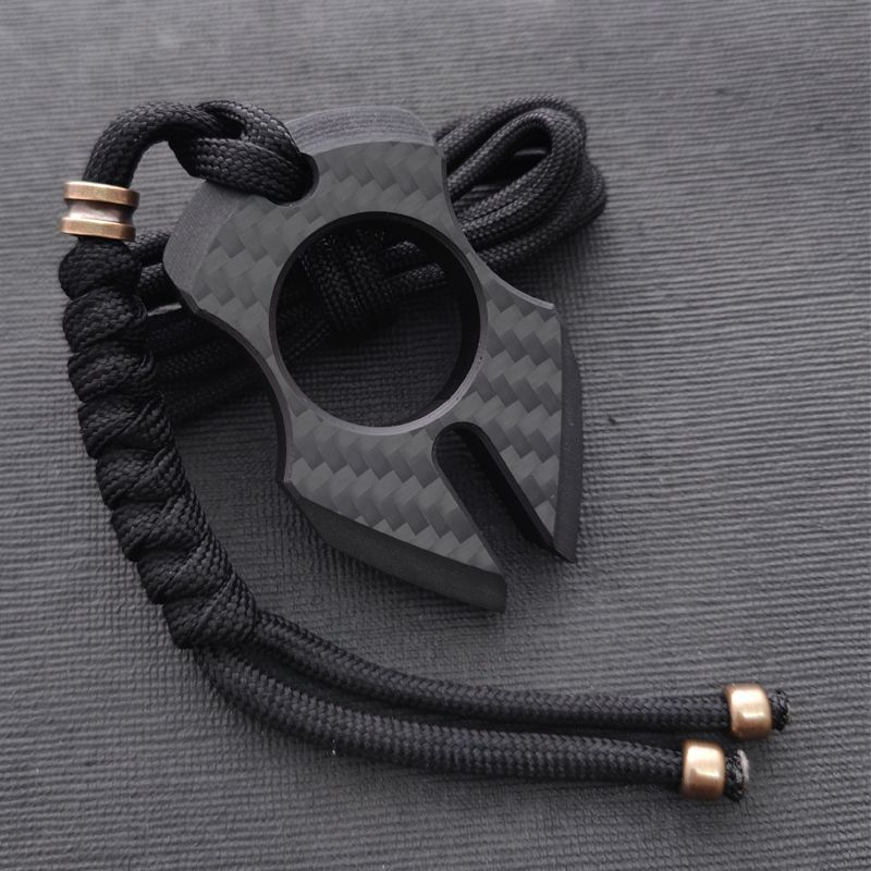 Various Types Carbon Fiber Single Finger Knuckles Duster EDC
