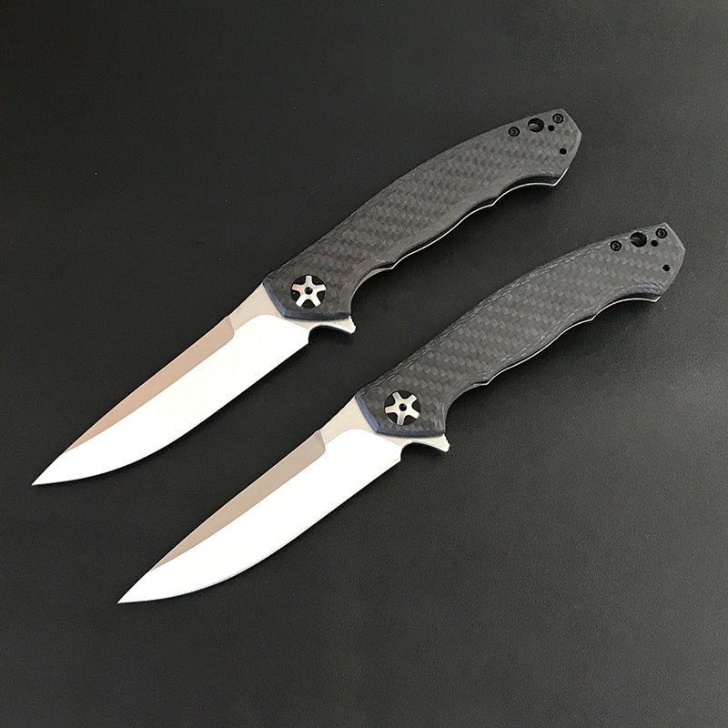 Carbon Fiber Titanium Handle S35VN Blade 0452 Folding Knife