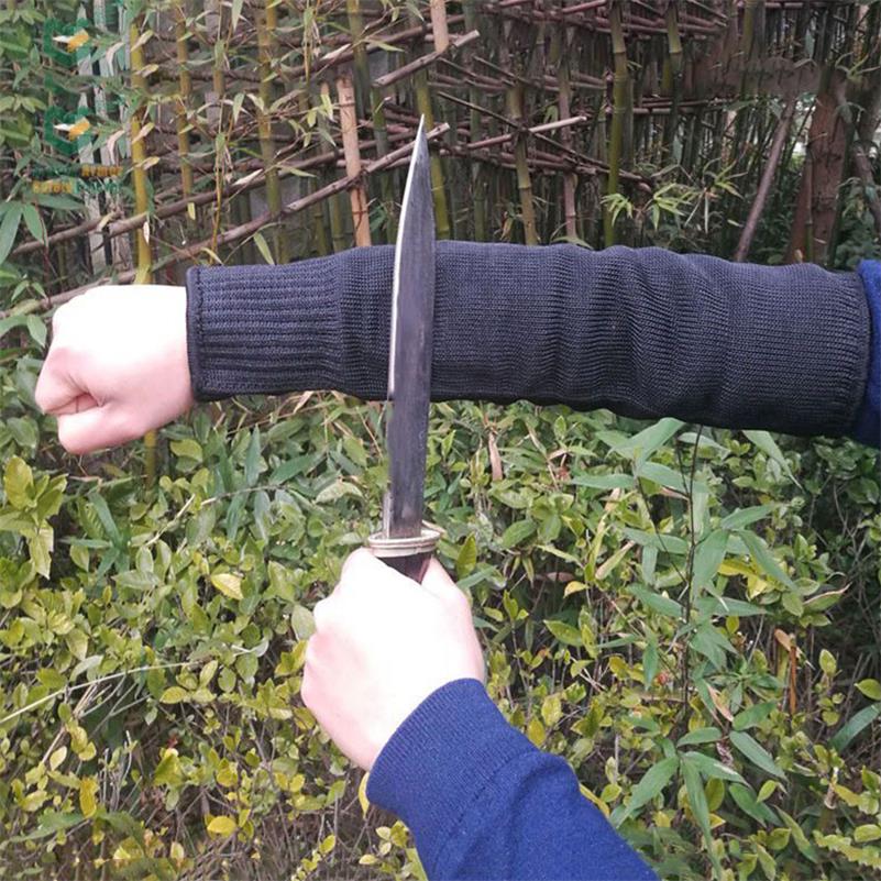 Ferramentas de proteção de braço de fio de aço com manga de braço à prova de corte