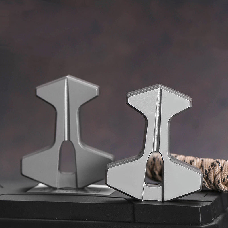 Con cordino Mini tirapugni in acciaio di precisione spesso