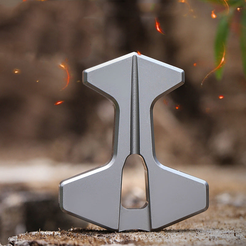 Con cordino Mini tirapugni in acciaio di precisione spesso