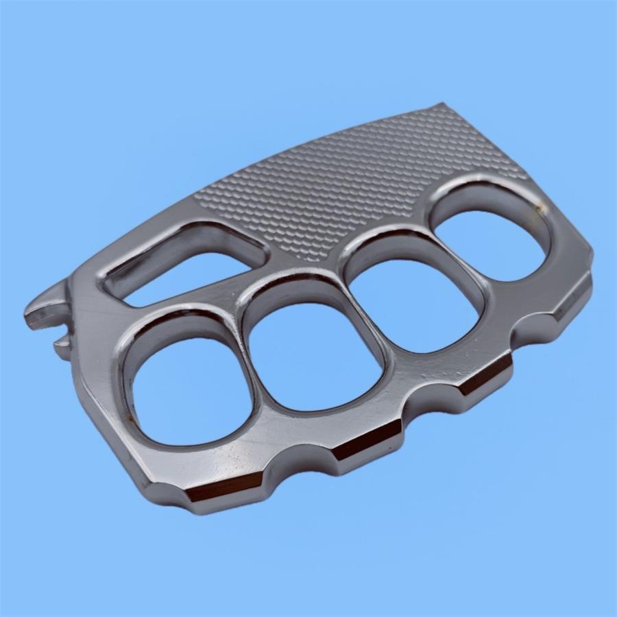 With Mouth Thickened Brass Knuckle Duster Bottle Opener EDC