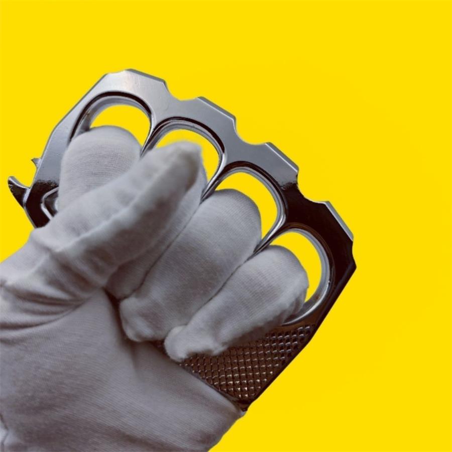 With Mouth Thickened Brass Knuckle Duster Bottle Opener EDC