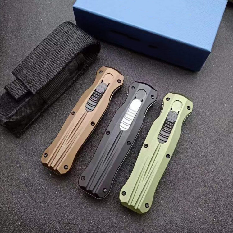 3320 Outdoor Tactical Knives Aluminum Handle D2 Blade