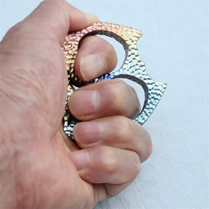 Hound- Fashion TC4 Titanium Knuckle Duster Self Defense EDC