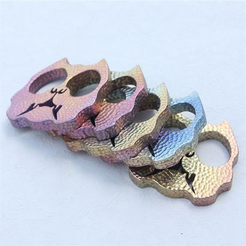 Hound- Fashion TC4 Titanium Knuckle Duster Self Defense EDC