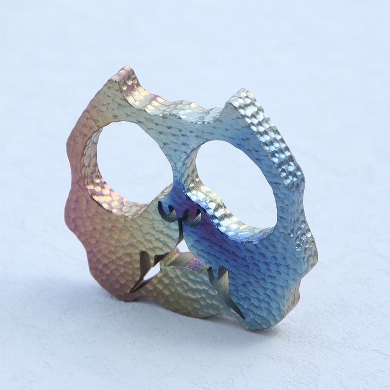 Hound- Fashion TC4 Titanium Knuckle Duster Self Defense EDC