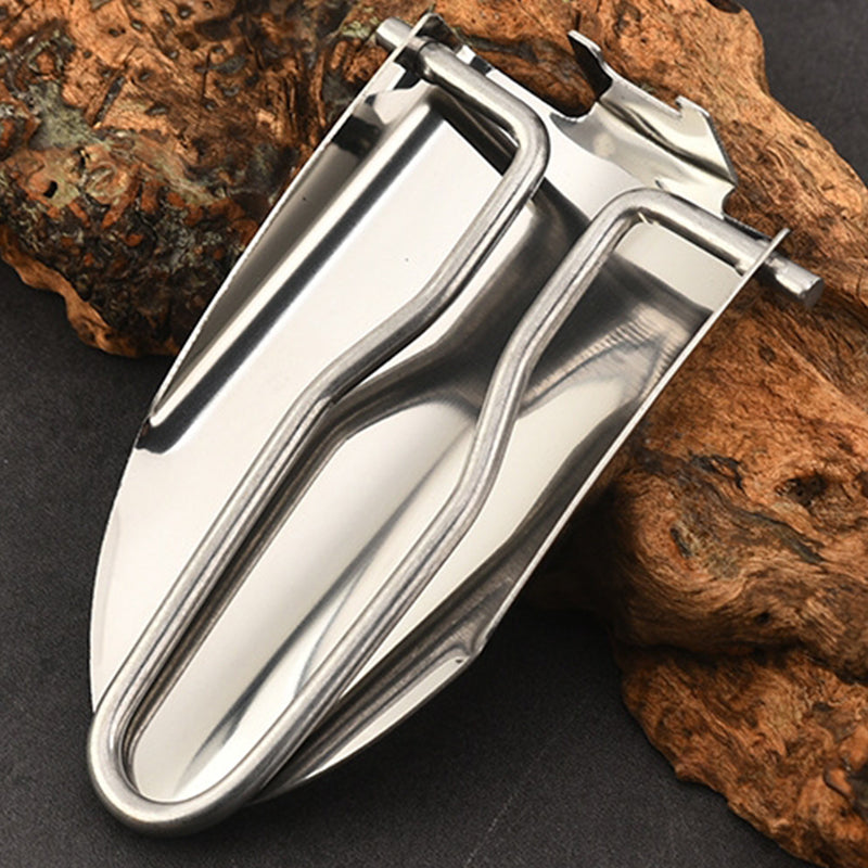 Pala pieghevole in acciaio inox piccola Pala per terreno