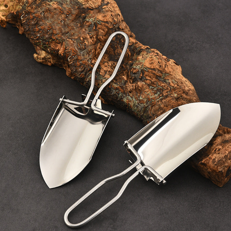 Pala pieghevole in acciaio inox piccola Pala per terreno