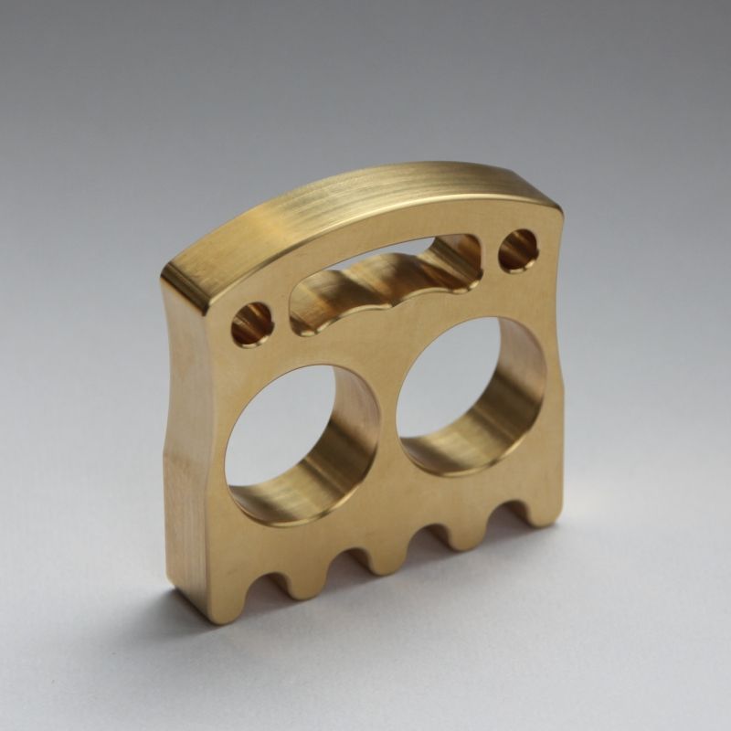 Brook- Mini Double Finger Brass Knuckle Duster EDC