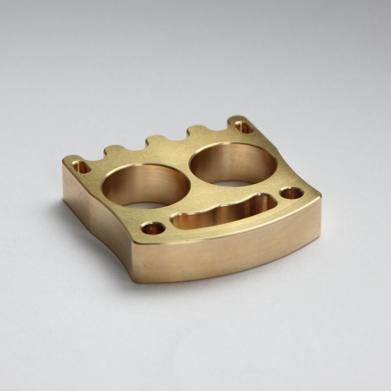Brook- Mini Double Finger Brass Knuckle Duster EDC