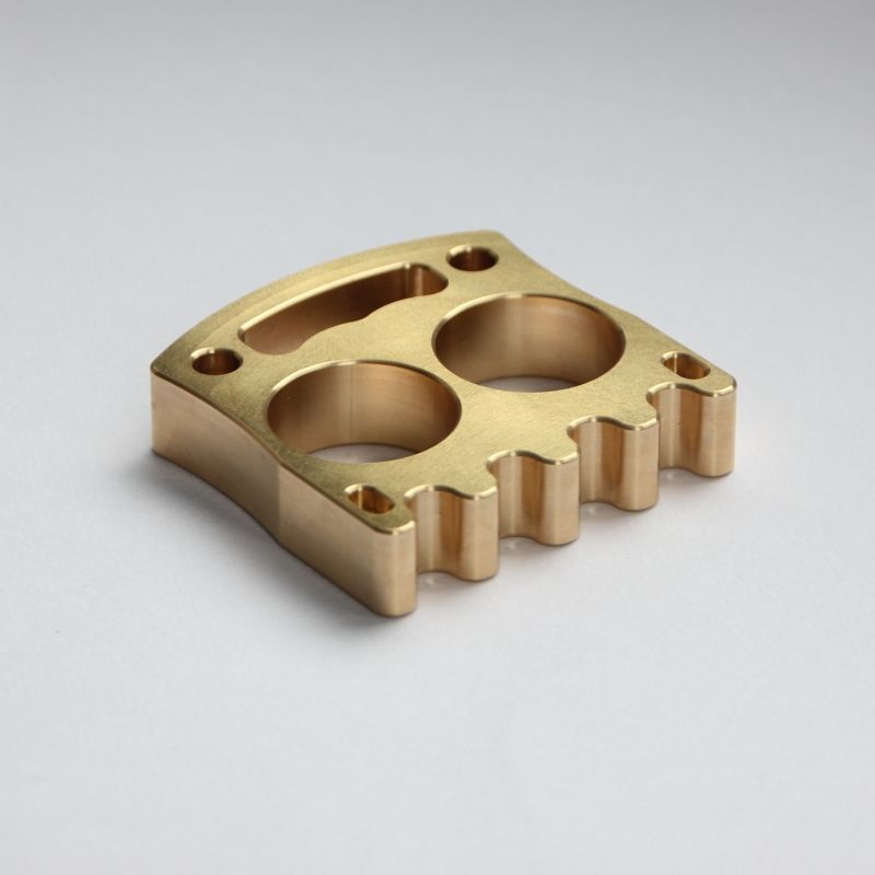 Brook- Mini Double Finger Brass Knuckle Duster EDC