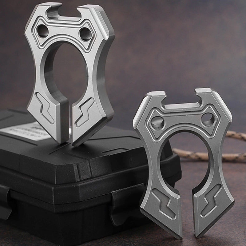 Aegis- Precision Steel Knuckle Duster Open Bottle Defense EDC