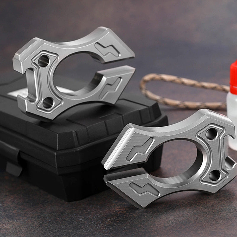 Aegis- Precision Steel Knuckle Duster Open Bottle Defense EDC