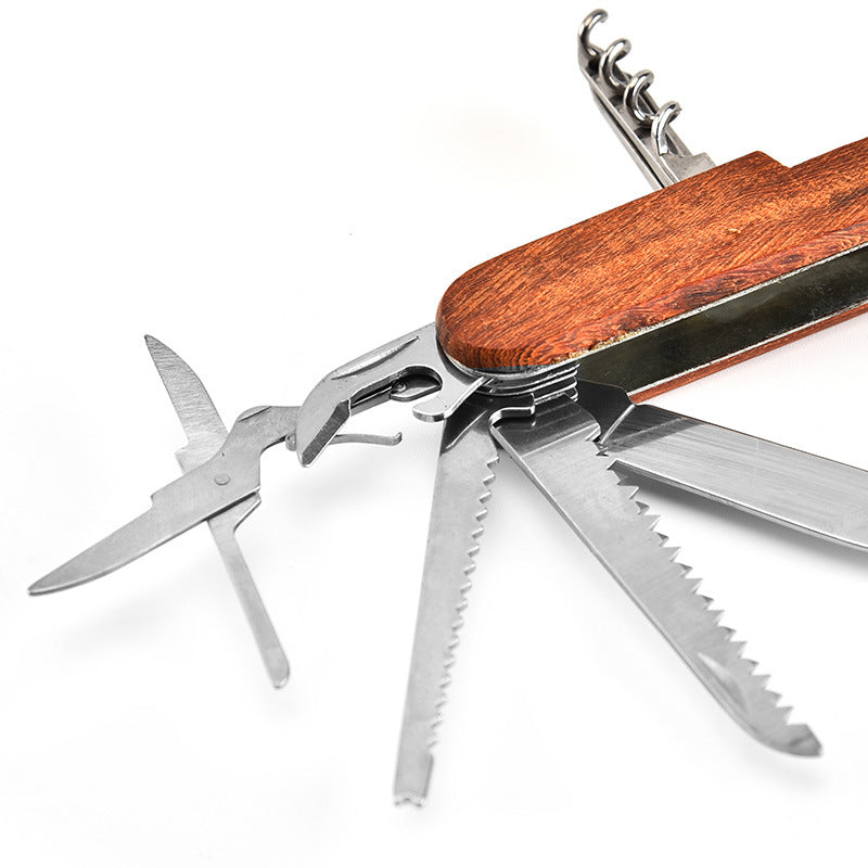 Multifunctional Outdoor Tool Folding Knife Saw EDC Gear