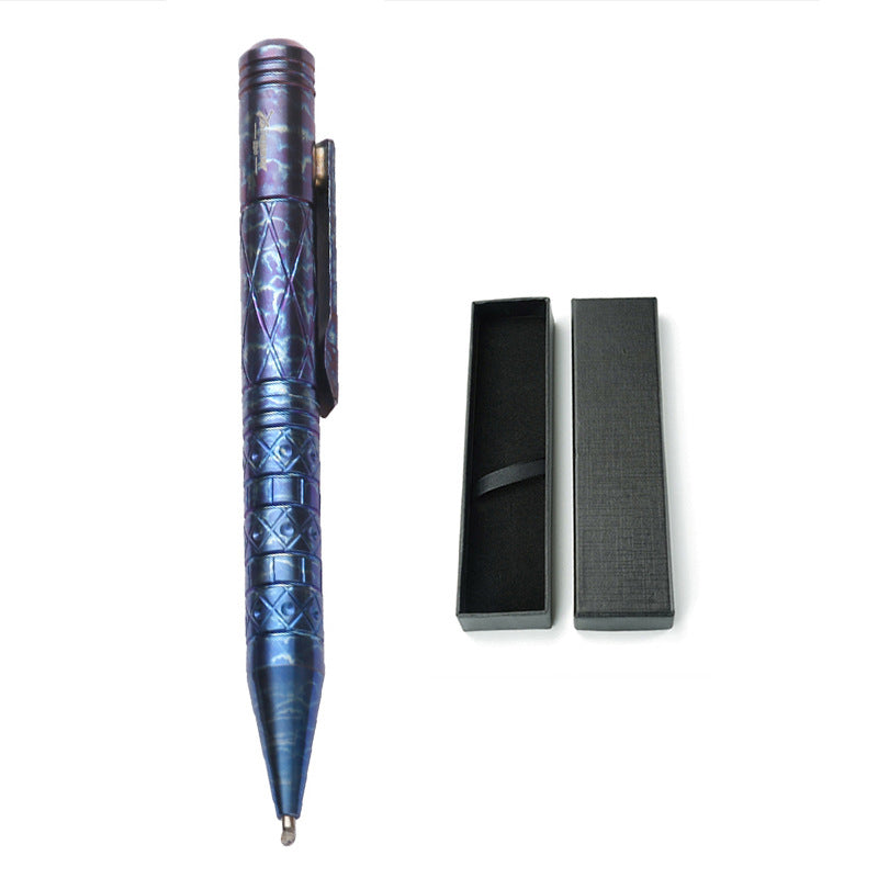 Titanium Alloy Constellation Bolt Tactical Signature Pen EDC