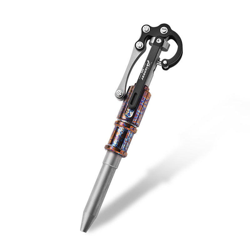 Creative Horn Design Titanium Alloy Tactical Pen EDC