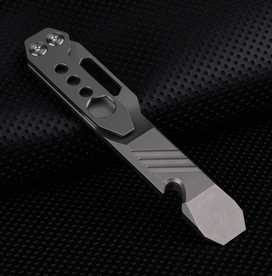 Titanium Pry Bar Wrench Screwdriver Bottle Opener Multitool EDC