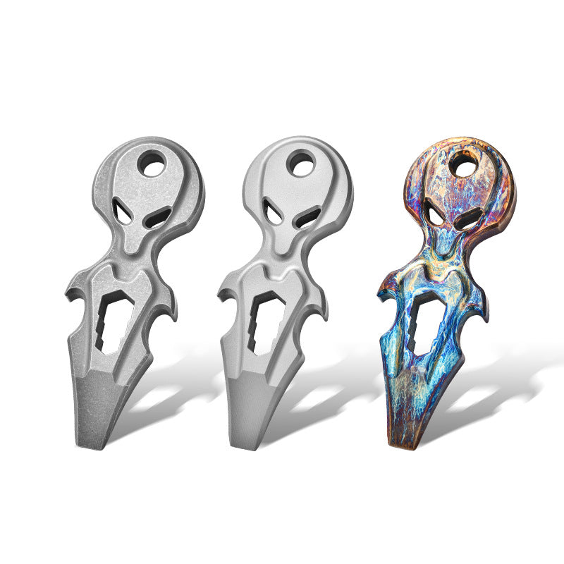 Titan Ghost Crowbar Wrench Bottle Opener Multi Tool EDC