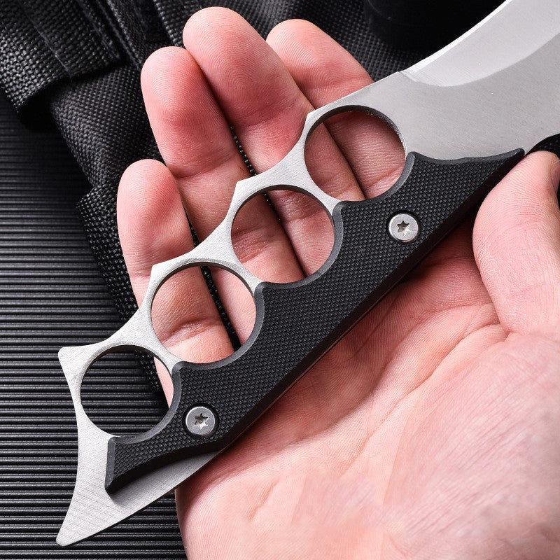 Knuckle One-piece Molding Blade Knife Outdoor Tactical Knives