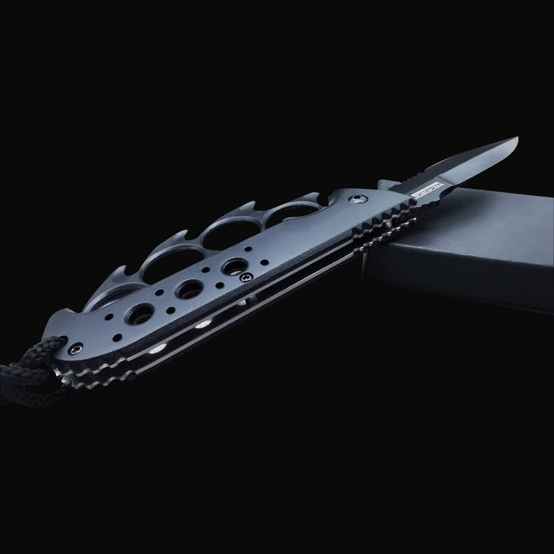 Grapple Defense Knuckle Duster Knife