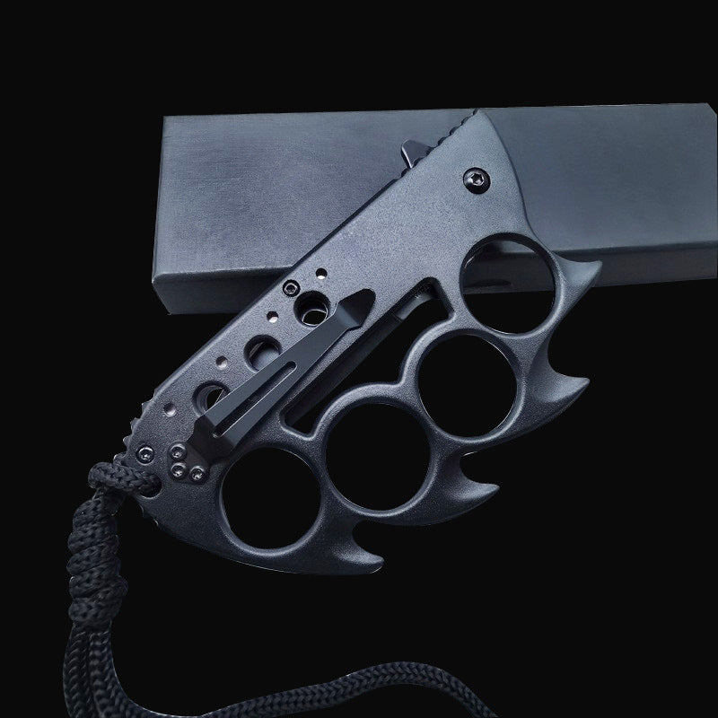 Grapple Defense Knuckle Duster Knife