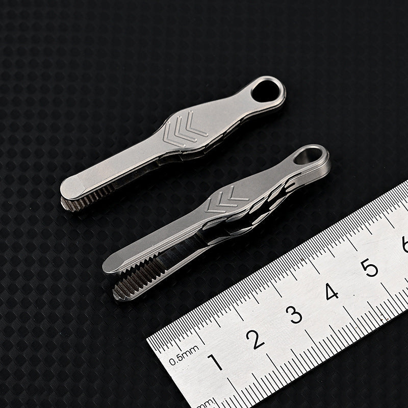 TC4 Titanium Alloy Mini Small Tweezers Clip EDC