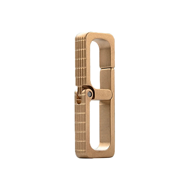 High Quality Brass Key Clip Quick Latch Keychain