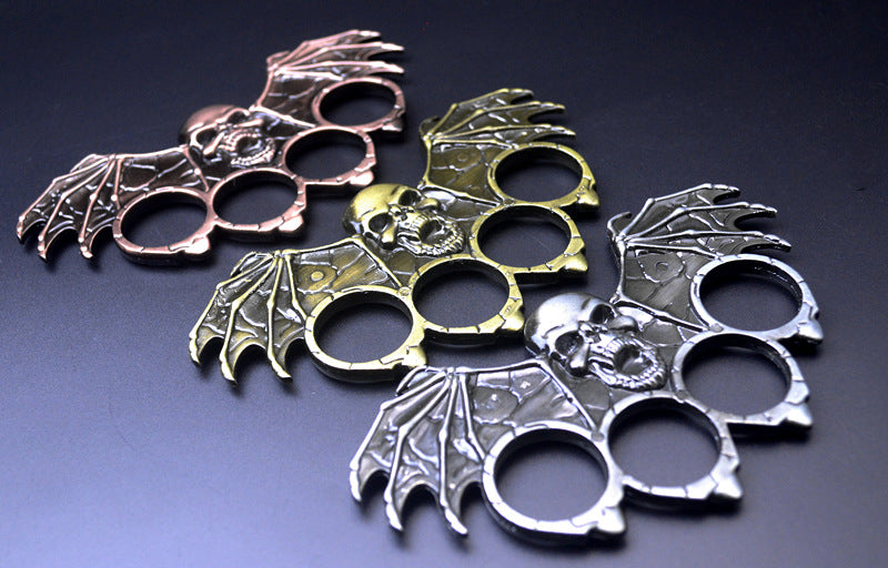 Batman-Brass Knuckle Duster Autodifesa Finger Spiked EDC