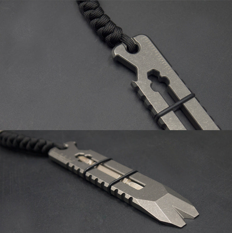 TC21 titanium Multi-Tool Wrench Pry Bar Screwdriver EDC