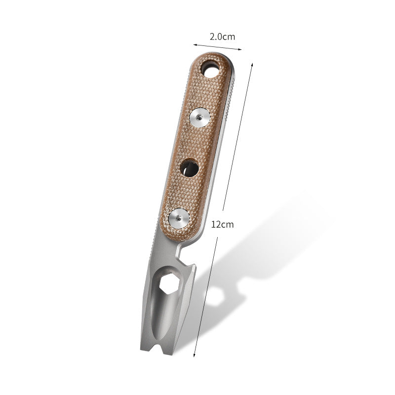 Titan Multi-Wrench Crowbar Bottle Opener Emergency Escape Tool