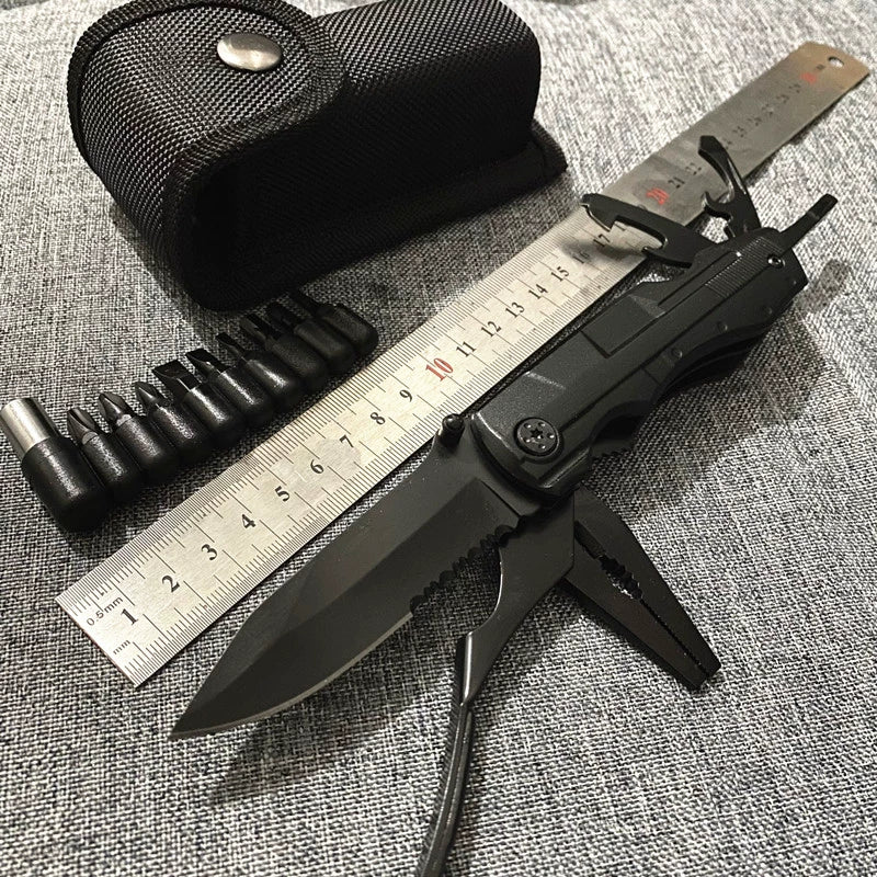 Multi-Function Folding Knife Pliers Screwdriver Integrated EDC
