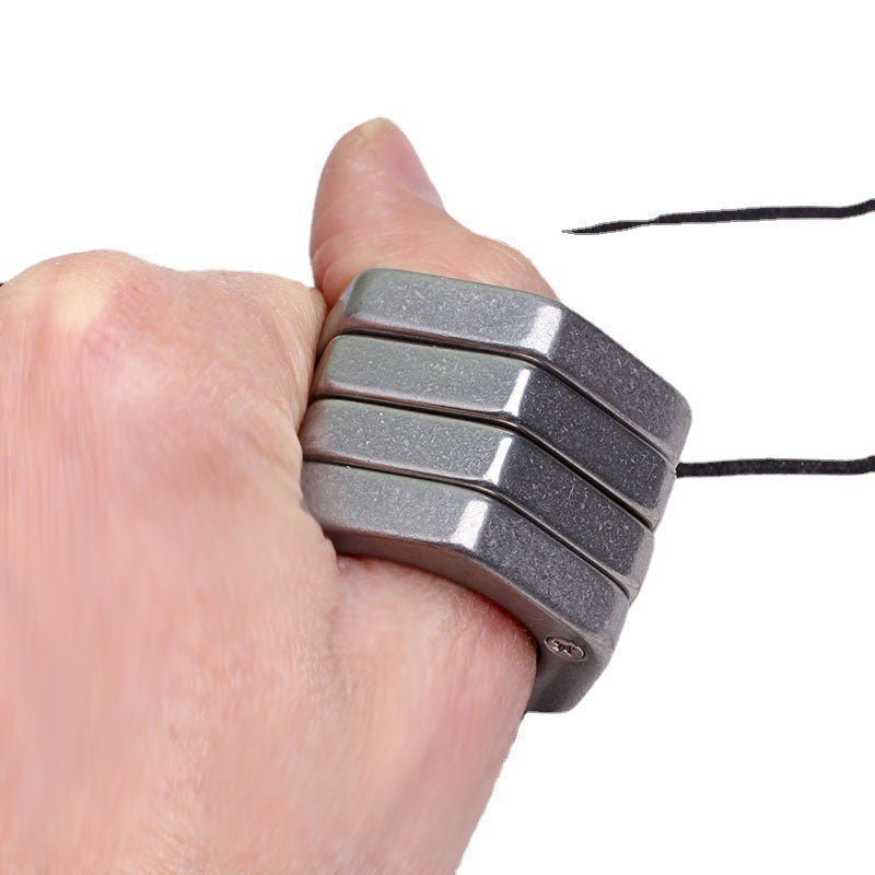 Transformers-Precision Steel Knuckle removível dobrável EDC