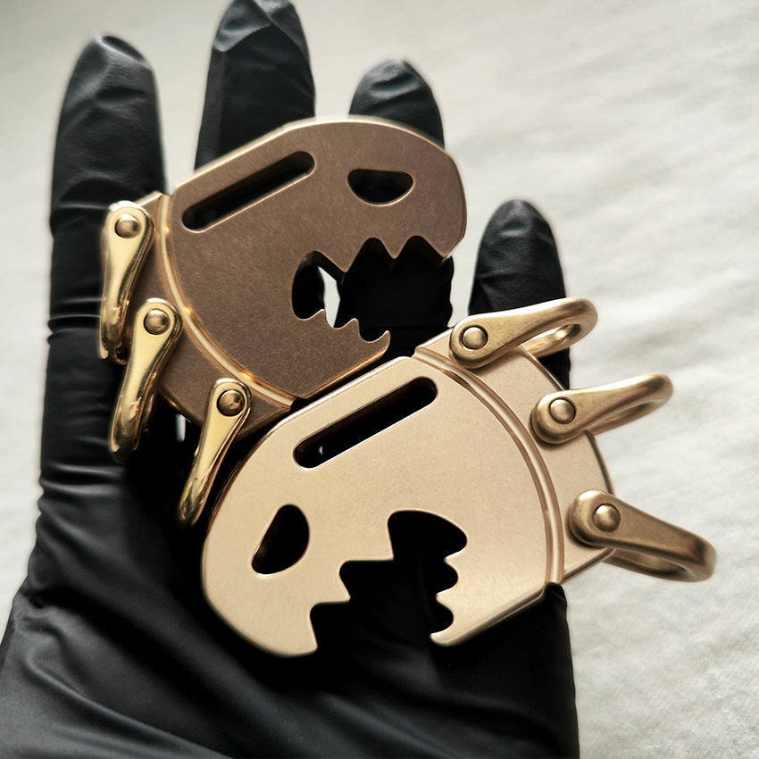 H59 Brass Bottle Opener Key Holder EDC Pendant