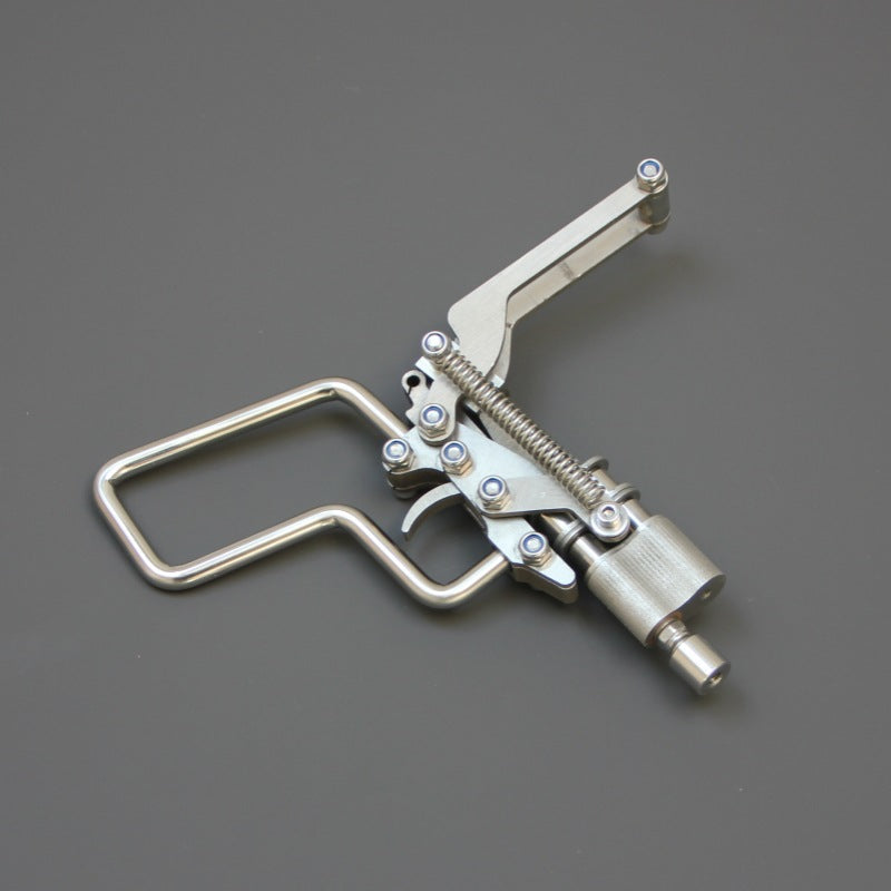 Outdoor Toy Stainless Steel Handmade Chain Gun Metal Toy Smashing Gun