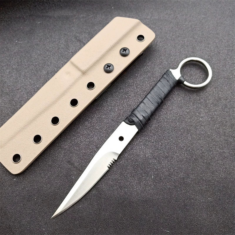 High-Hardness Outdoor Knife with K-Sheath