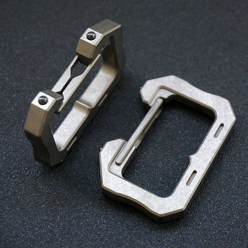 Titanium Multi-Tool Keychain Knife Bottle Wrench Opener
