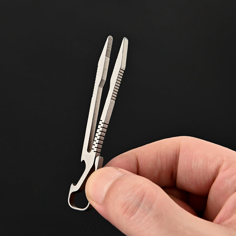 TC4 Titanium Alloy Mini Small Tweezers Clip EDC