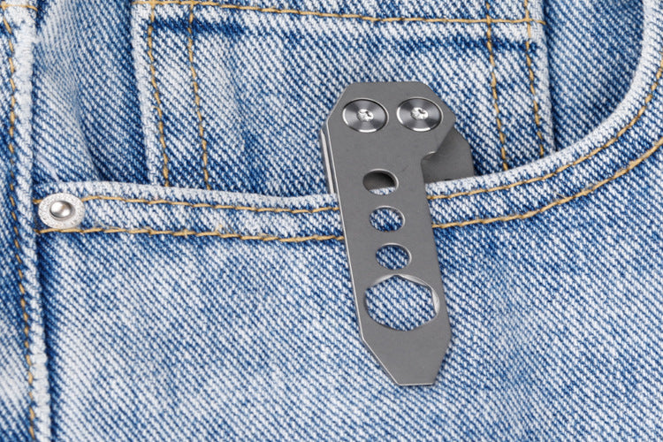 Titanium Pry Bar Wrench Screwdriver Bottle Opener Multitool EDC