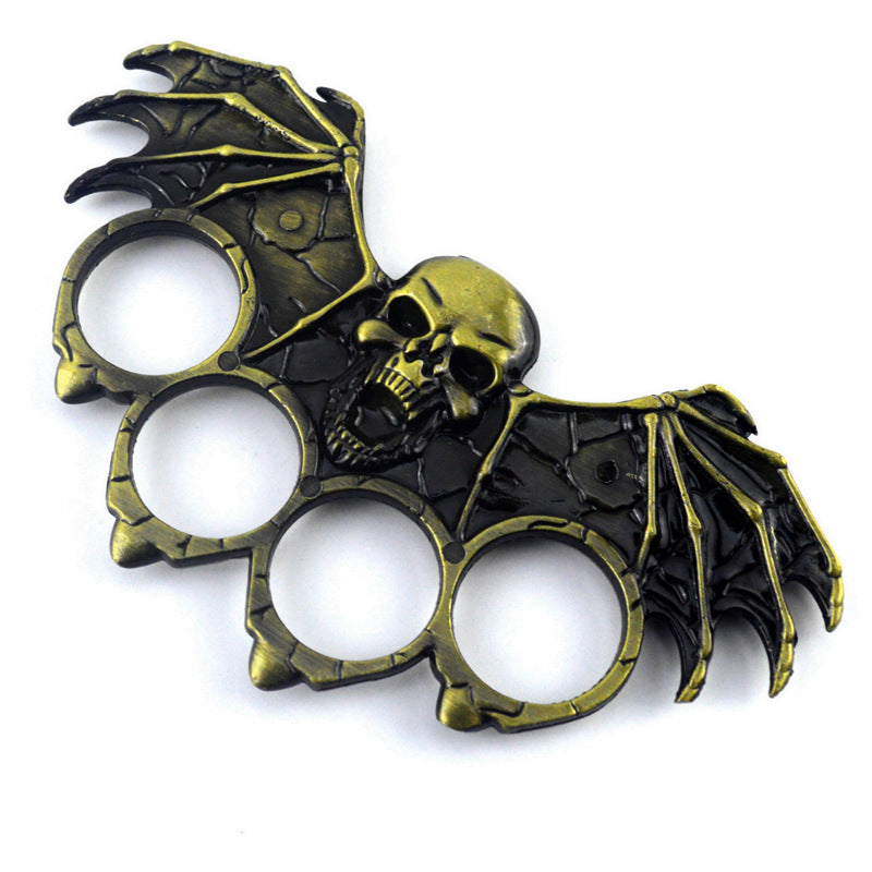 Batman-Brass Knuckle Duster Autodifesa Finger Spiked EDC