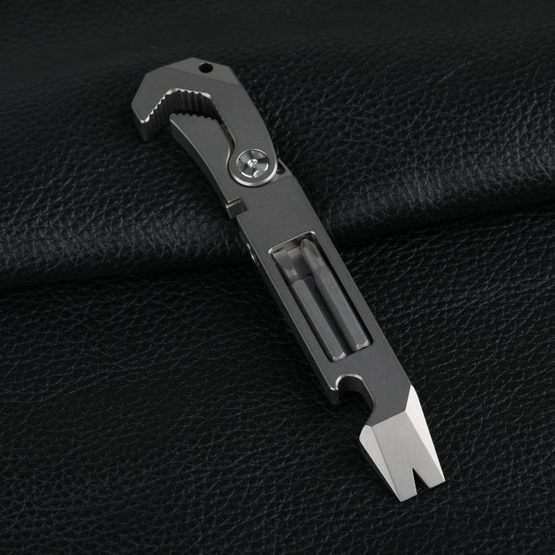 Titan Crowbar Hex Wrench Screwdriver Bottle Opener Multi-Tool