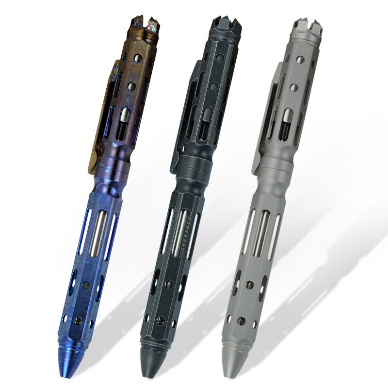 Titan Mechanical Style Slide-Safe Fidget Tactical Pen EDC